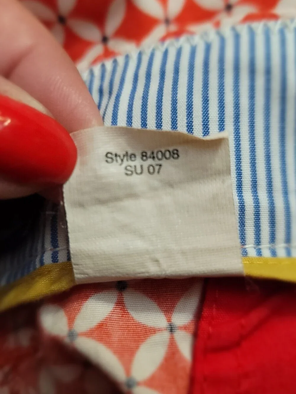 J.Crew City Fit Geometric Print Shorts - 8 - Orange White 100% Cotton EUC